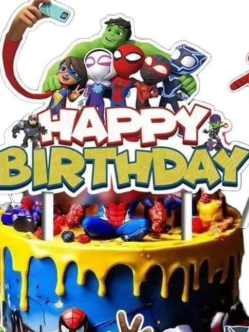 TOPPER NA TORT HAPPY BIRTHDAY