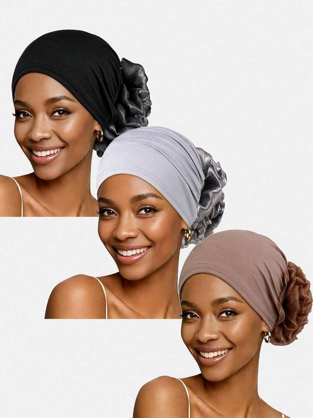 turban na głowę 3-pack