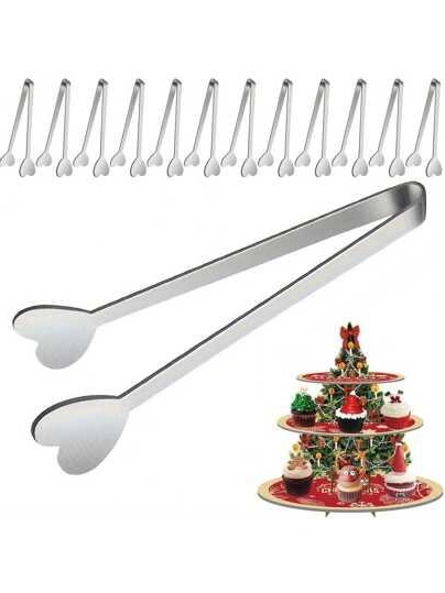 srebrne szczypce 2-pack