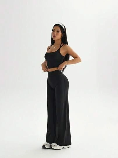 komplet top legginsy