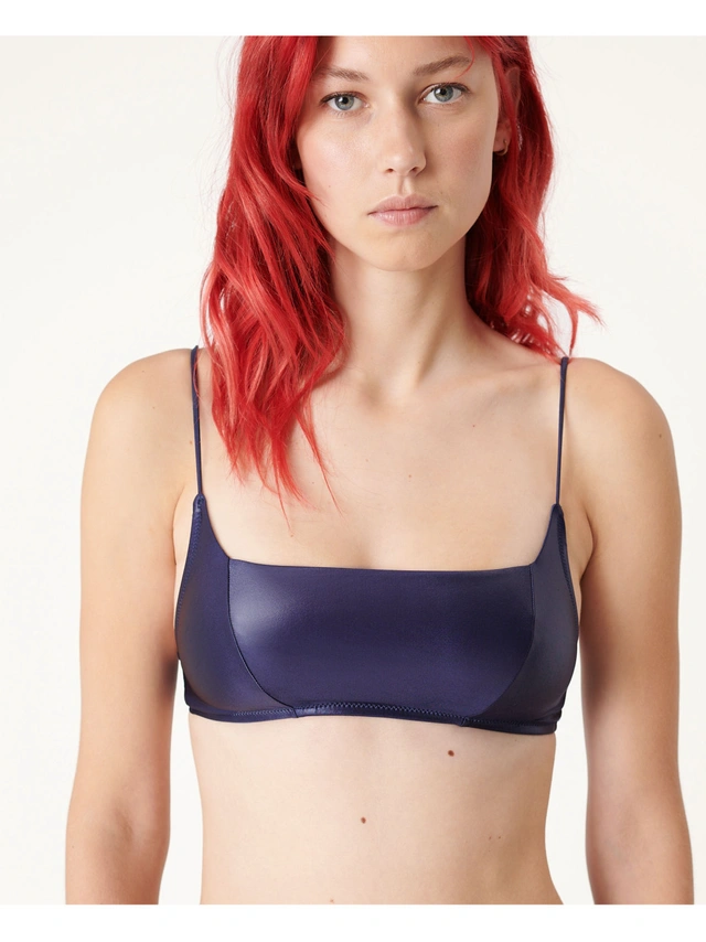 granatowa góra od bikini