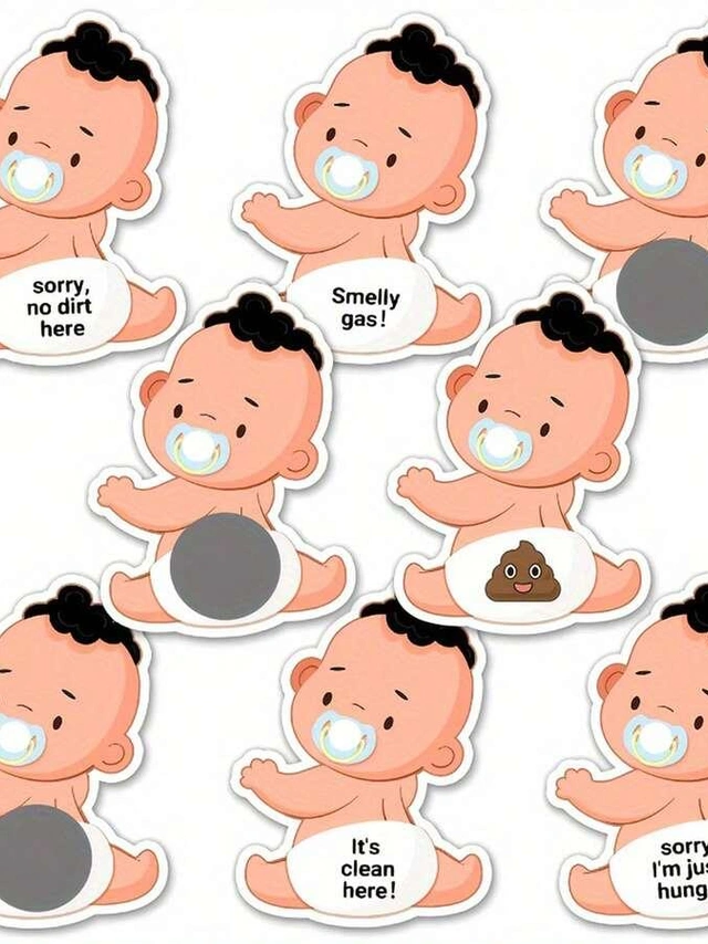 zdrapki na baby shower 25 szt