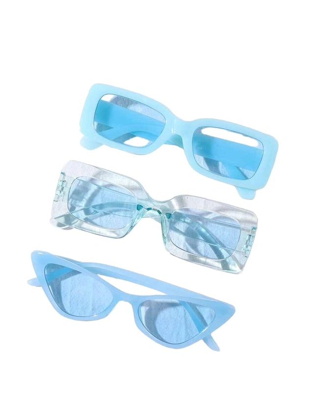 niebieskie okulary 3-pack