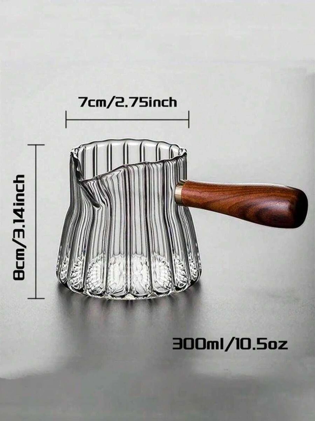 SZKLANY MLECZNIK Z UCHWYTEM