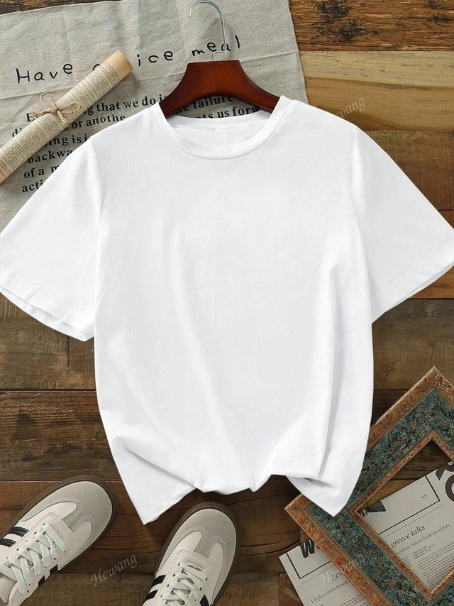 BIAŁY T-SHIRT NADRUK