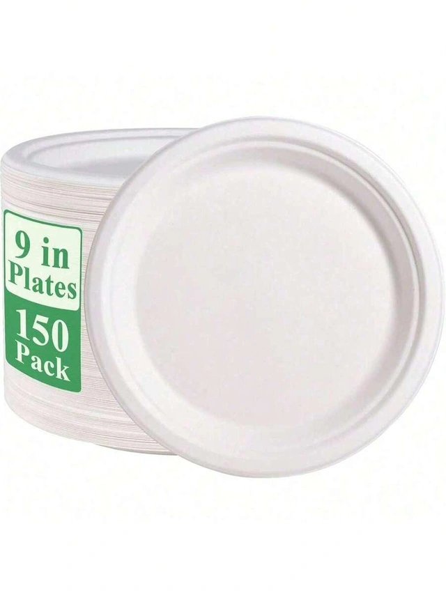 papierowe jednorazowe talerzyki 50-pack