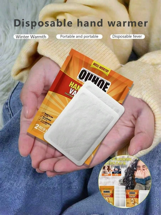 JEDNORAZOWE OGRZEWACZE DO RĄK 4-pack