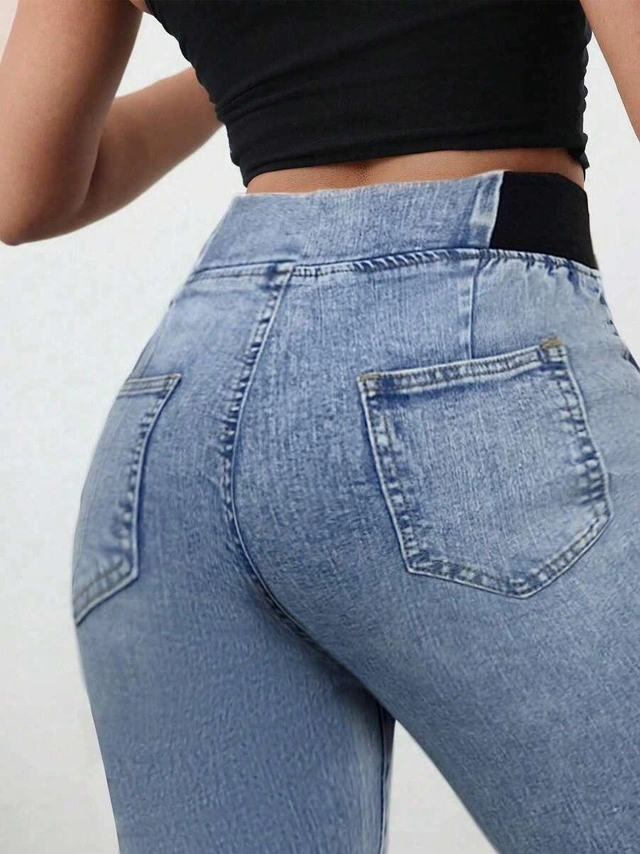 NIEBIESKIE SPODNIE JEANS