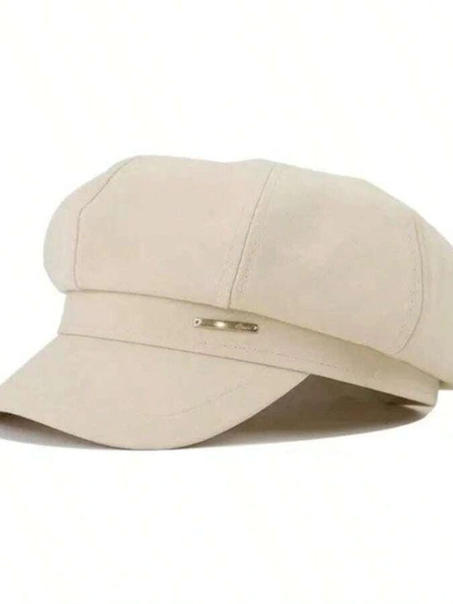 beżowy beret basic