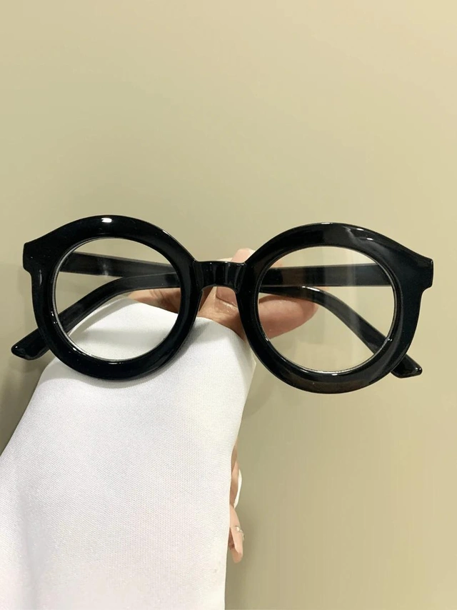 czarne okulary zerówki