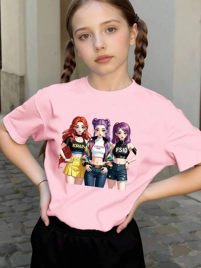 różowy t-shirt pr