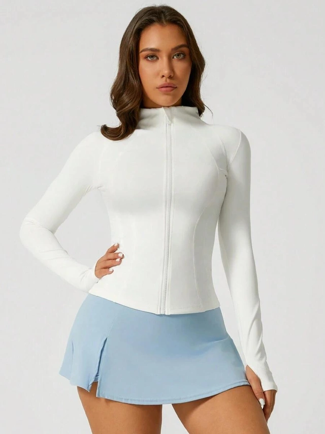 biała bluza sportowa