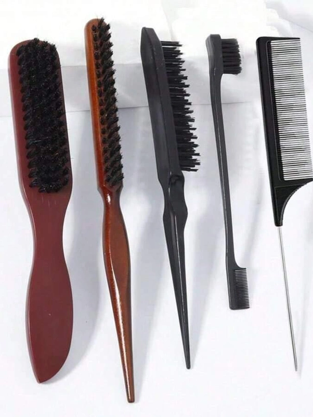 komplet grzebieni do włosów 5-pack