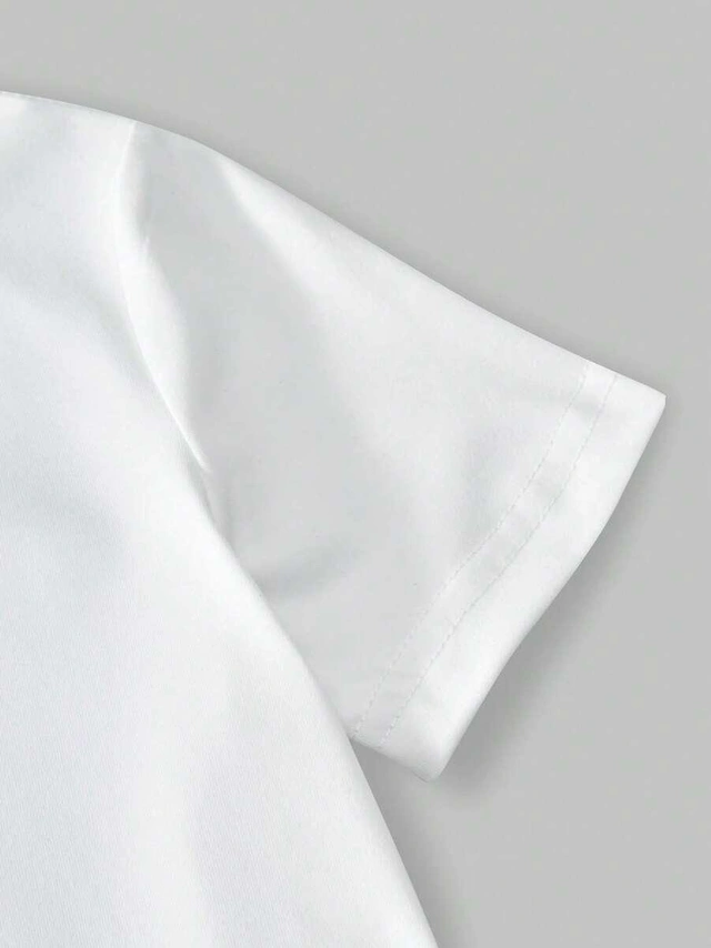 biały t-shirt nadruk